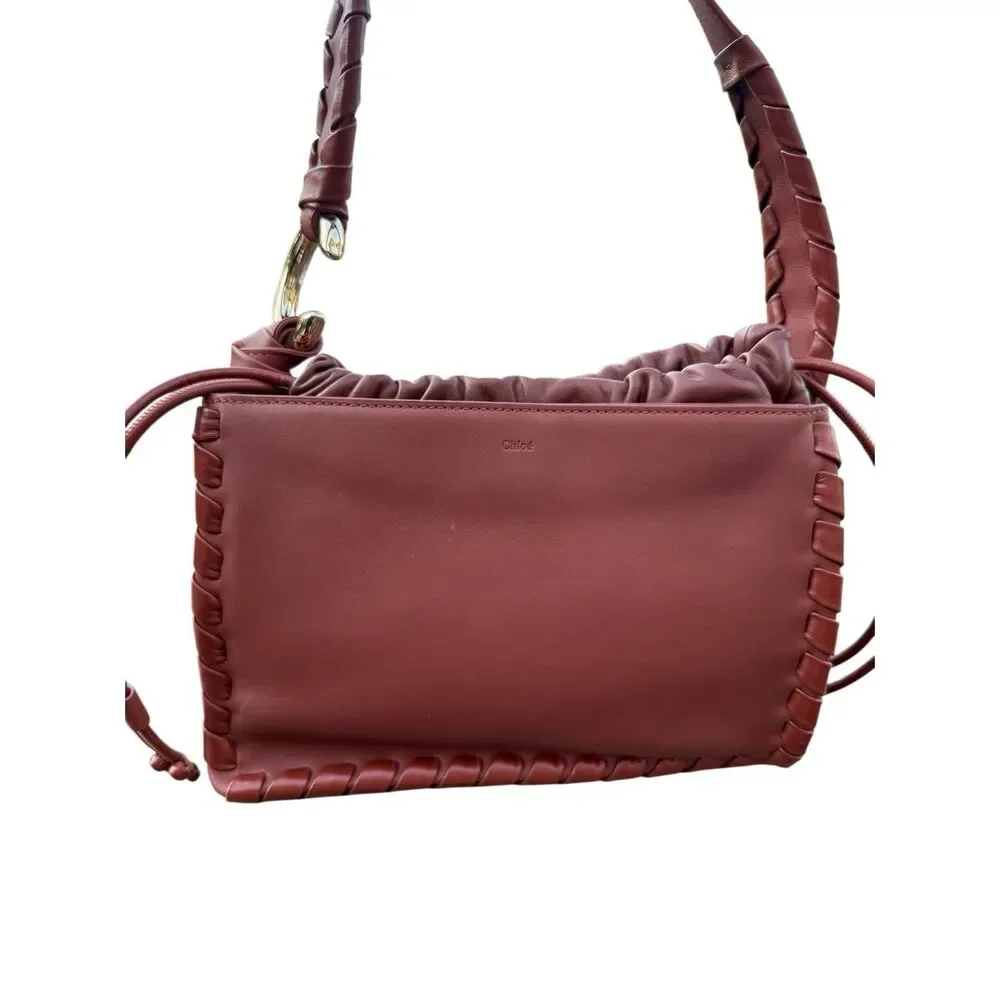 Chloe Mate Gusset Leather Shoulder Bag